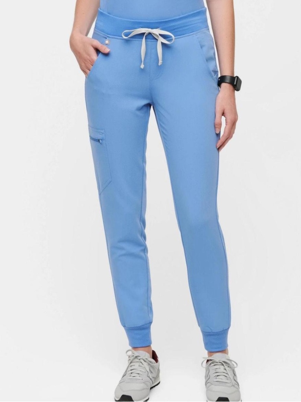 Figs Zamora Jogger Scrub Pants™ | Medium Tall | Ceil Blue